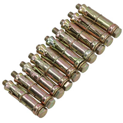 Wall Anchors Metal Fixings Anchors,Expansion Screw Bolts, Anchor Bolt Hooks,M6 304 Wedge Anchor