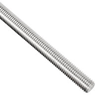 M6 (Pitch: 1.0) Fully Threaded Rod 1m (1000mm) Stud Bolts ( Pack of: 2 ) A2 304 Stainless Steel Right-Hand Thread