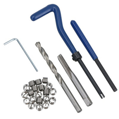 M6 X 1.0 Draad Reparatie Kit 30 Stuk Helicoil Compatibel 6mm