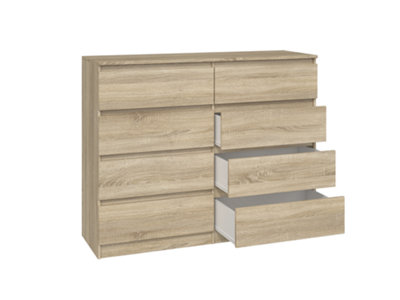 M8 120 Malwa Chest of Drawers Sonoma Oak