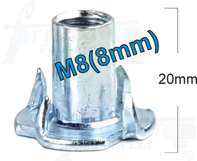 M8 T nut tee nut known as a blind nut rivet nut insert nut drive-in nut