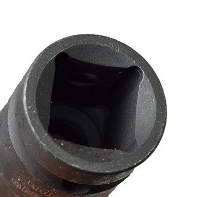 M8 x 55mm 1/2" Drive Short Impact Impacted Allen Hex Key Socket