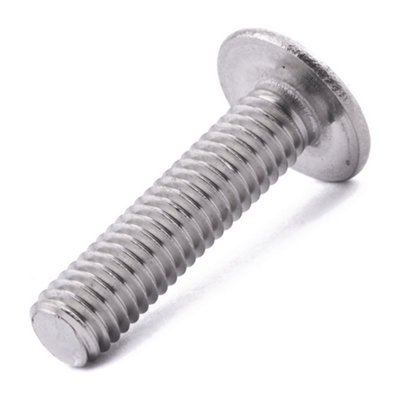 M8 X 70 Hexagon Socket Button Flange 10 Pack ISO 7380-2 A2 Stainless Steel
