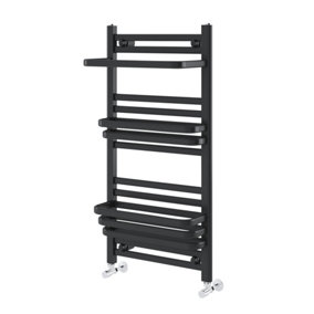 Mabel Anthracite Heated Towel Rail - 1000x500mm