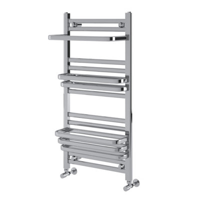 Mabel Chrome Heated Towel Rail - 1000x500mm