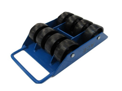 Machine Moving Skate 2T 8 Wheel (Machinery Dolly Fixed Nylon Rollers ...