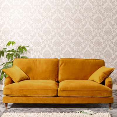 Mustard deals sofa set