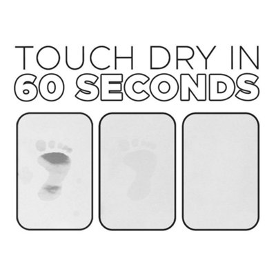 Mackerel Blue Non Slip Stone Bath Mat - 1