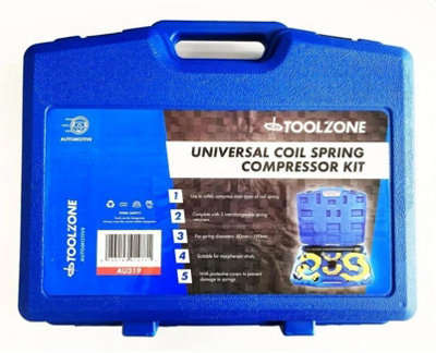 MacPherson Strut Coil Spring Compressor Set Universal Suspension Spring ...