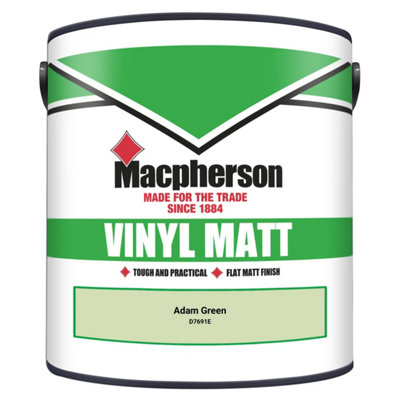 Macpherson Trade Walls & Ceilings Vinyl Matt Emulsion Paint Adam Green ...