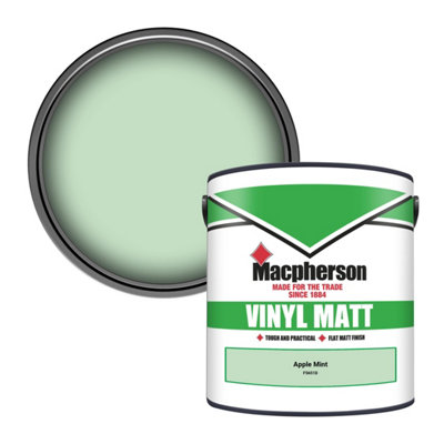 Macpherson Trade Walls & Ceilings Vinyl Matt Emulsion Paint Apple Mint ...