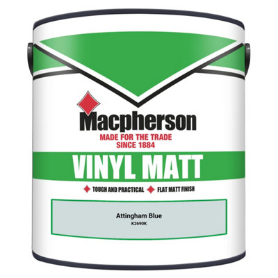 Macpherson Trade Walls & Ceilings Vinyl Matt Emulsion Paint Attingham ...