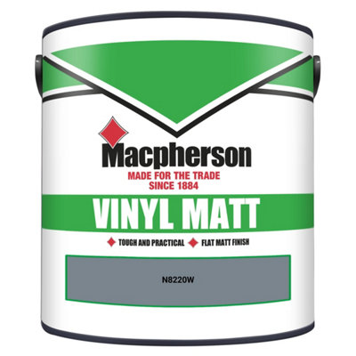 Macpherson Trade Walls & Ceilings Vinyl Matt Emulsion Paint (N8220W) 2.5L