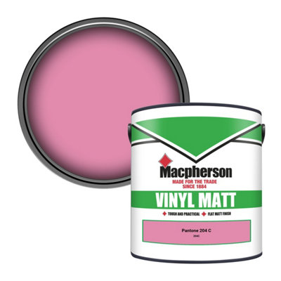 Macpherson Trade Walls & Ceilings Vinyl Matt Emulsion Paint Pantone 204 ...