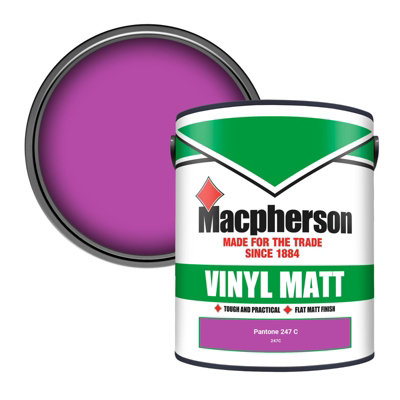Macpherson Trade Walls & Ceilings Vinyl Matt Emulsion Paint Pantone 247 ...