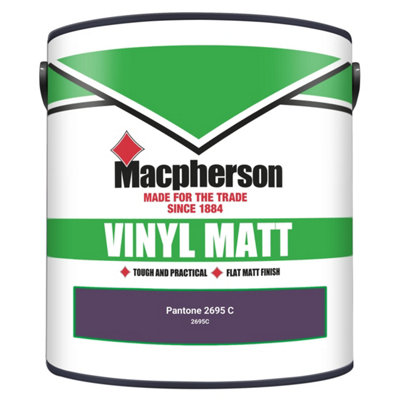 Macpherson Trade Walls & Ceilings Vinyl Matt Emulsion Paint Pantone ...