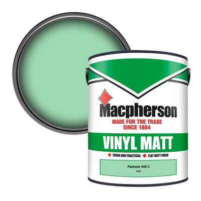 Macpherson Trade Walls & Ceilings Vinyl Matt Emulsion Paint Pantone 345 ...