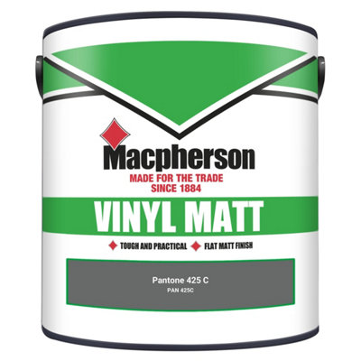 Macpherson Trade Walls & Ceilings Vinyl Matt Emulsion Paint Pantone 425 ...