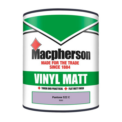 Macpherson Trade Walls & Ceilings Vinyl Matt Emulsion Paint Pantone 522 ...