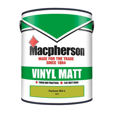 Macpherson Trade Walls & Ceilings Vinyl Matt Emulsion Paint Pantone 583 ...