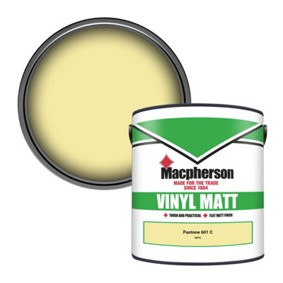 Macpherson Trade Walls & Ceilings Vinyl Matt Emulsion Paint Pantone 601 ...