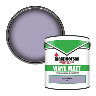Macpherson Trade Walls & Ceilings Vinyl Matt Emulsion Paint Pantone 666 ...