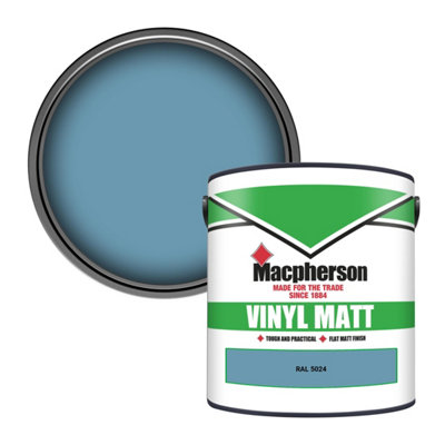 Macpherson Trade Walls & Ceilings Vinyl Matt Emulsion Paint RAL 5024 ...
