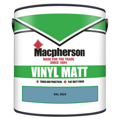 Macpherson Trade Walls & Ceilings Vinyl Matt Emulsion Paint RAL 5024 ...