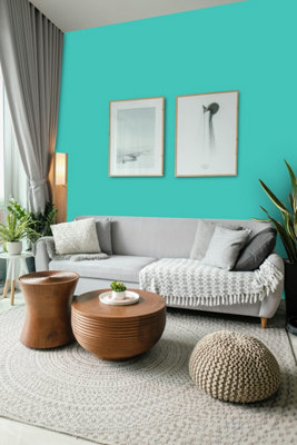 Macpherson Trade Walls & Ceilings Vinyl Matt Emulsion Paint Turquoise ...