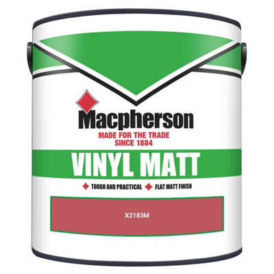 Macpherson Trade Walls & Ceilings Vinyl Matt Emulsion Paint (X2183M) 2.5L