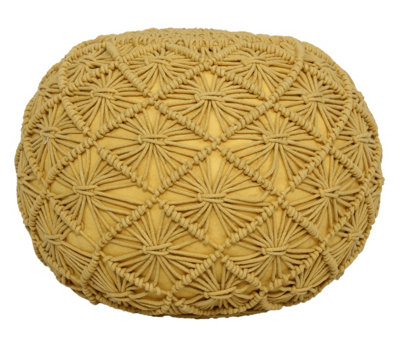 Macrame on sale ottoman diy