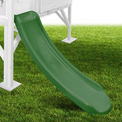 Mad Dash 1.15m Plastic Slide - Forest Green - 1.15m Plastic Slide - Forest Green