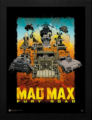 Mad Max Fury Road 30 x 40cm Framed Collector Print
