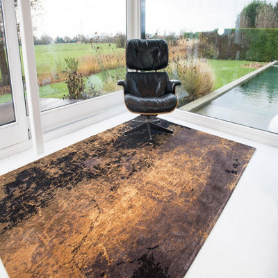 Mad Men Cracks 8618 Deep Mine Rug by Louis De Poortere - 80cm X 150cm ...