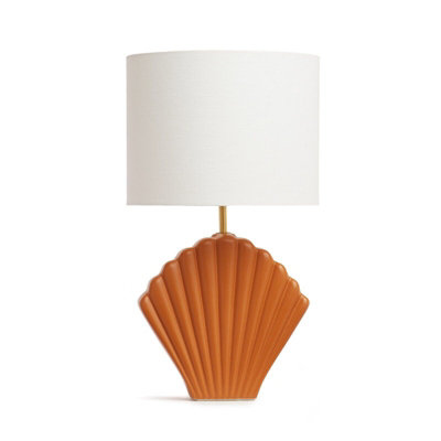 Made.com Corbel Ceramic Table Lamp Clay