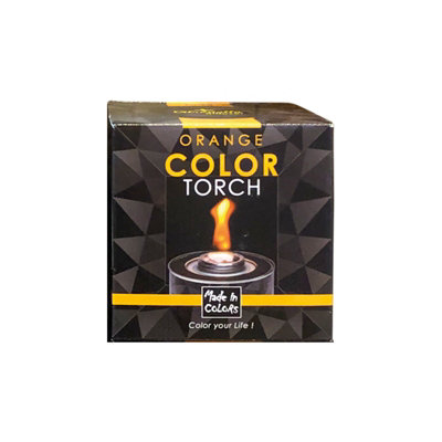 Made in Colors Orange Smoke Odour-Free Wind Resistant Stable Flame ...