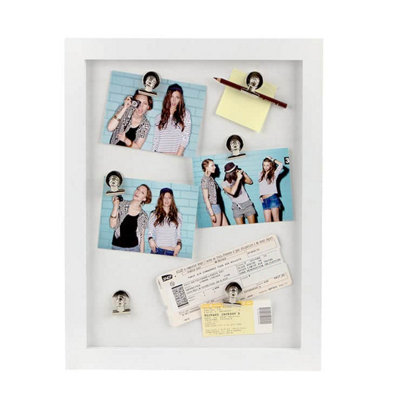 Madison Multiple 6 Picture Photo Frame Magnet White