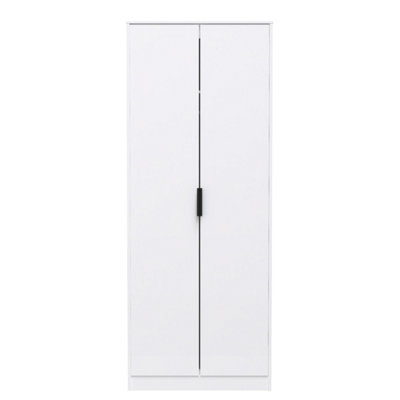 Madrid 2 Door Wardrobe in White Matt (Ready Assembled)