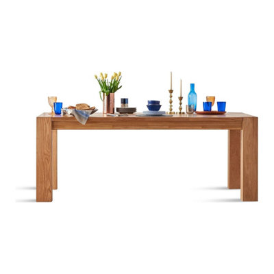 Madrid 200cm Oak Dining Table - Furniture 48