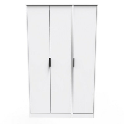 Madrid 3 Door Robe in White Matt (Ready Assembled)