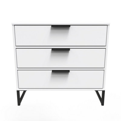 Large white chest of deals drawers ready assembled