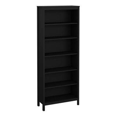 Madrid Bookcase 199cm in Black