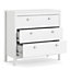 Madrid Chest 3 drawers in White