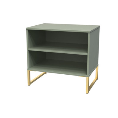 MADRID DOUBLE OPEN UNIT IN REED GREEN (READY ASSEMBLED)