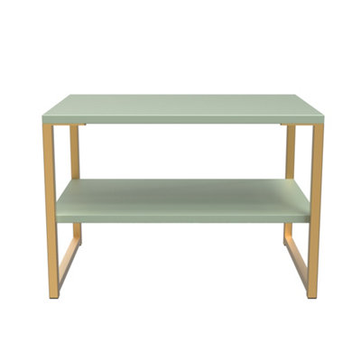 Madrid Lamp Table in Reed Green (Ready Assembled)