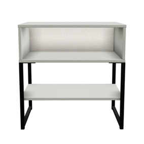 Madrid Open Lamp Table in Dusk Grey (Ready Assembled)