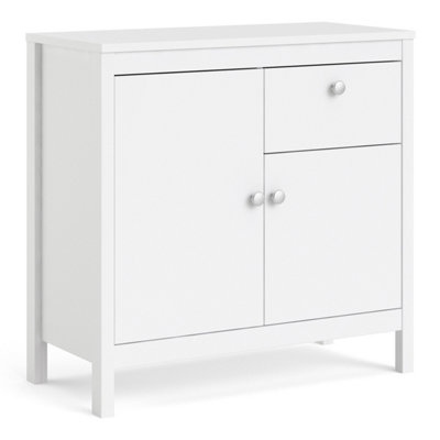 Madrid Sideboard 2 doors + 1 drawer in White