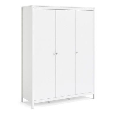 Madrid Wardrobe with 3 doors in White