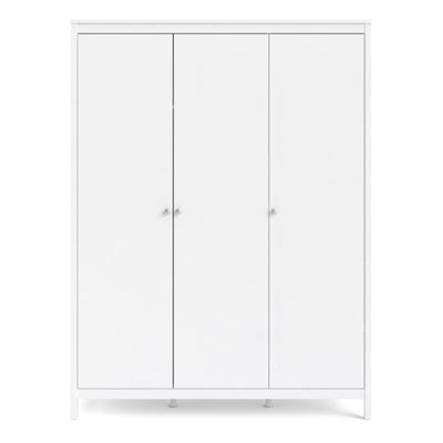 Madrid Wardrobe with 3 doors in White