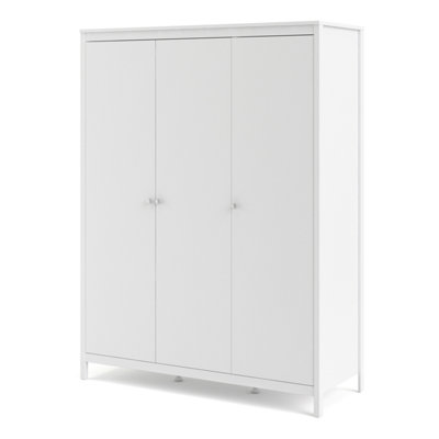 Madrid Wardrobe with 3 doors in White